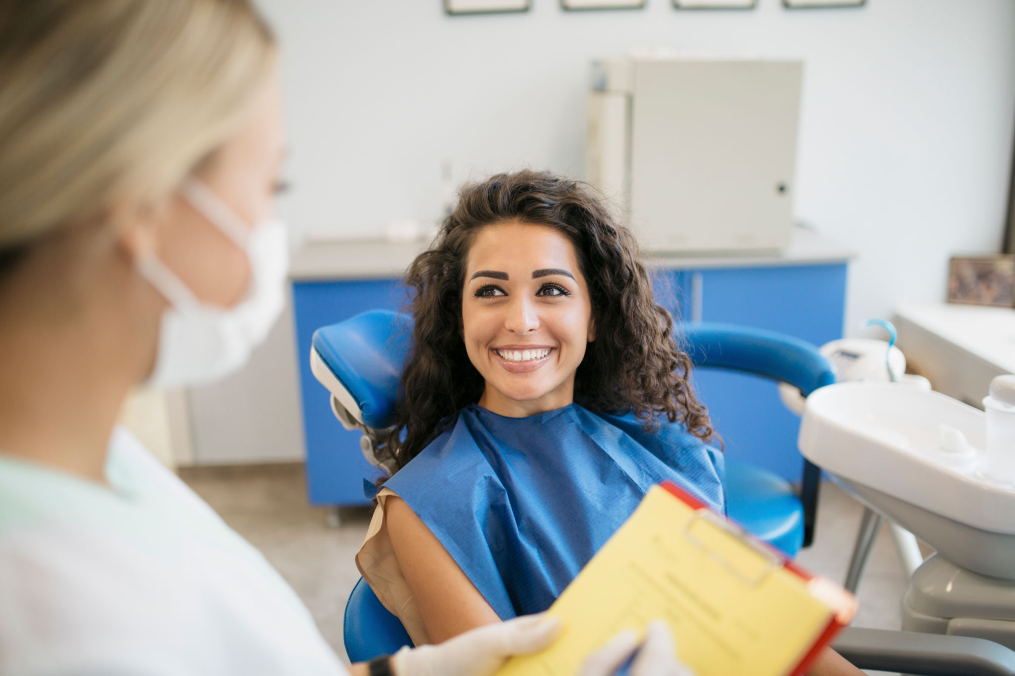 lady at dental clinic lady at dental clinic